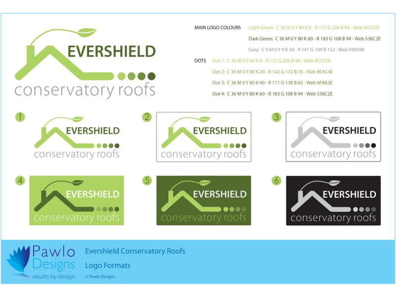 Evershield Conservatories Logo Design