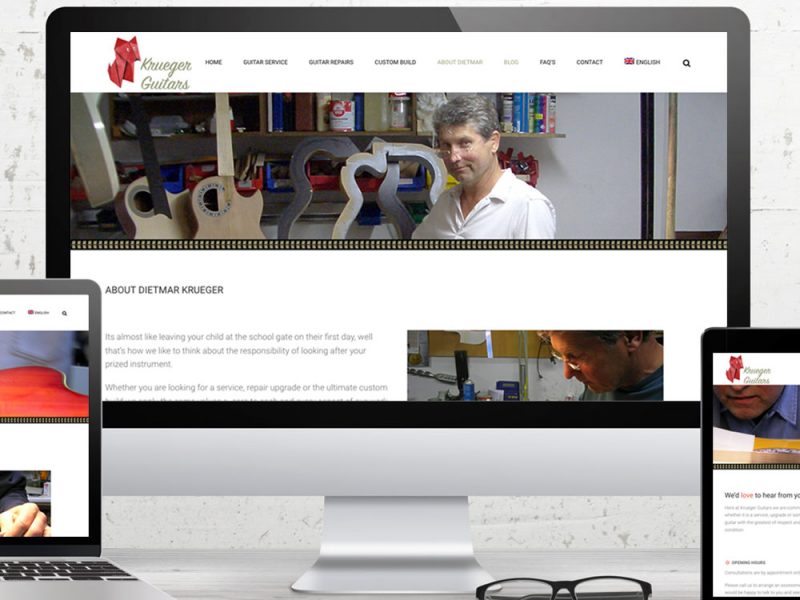 Responsive Krueger Website Design