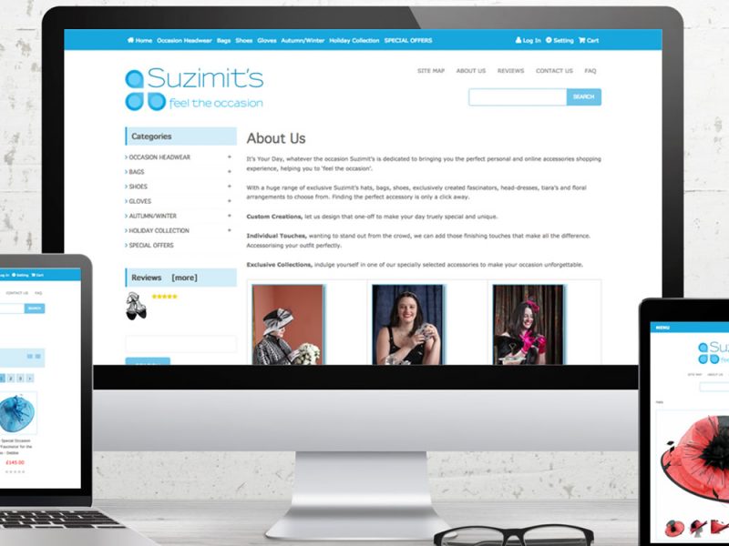eCommerce Web Designinjg Portfolio-Suzimits